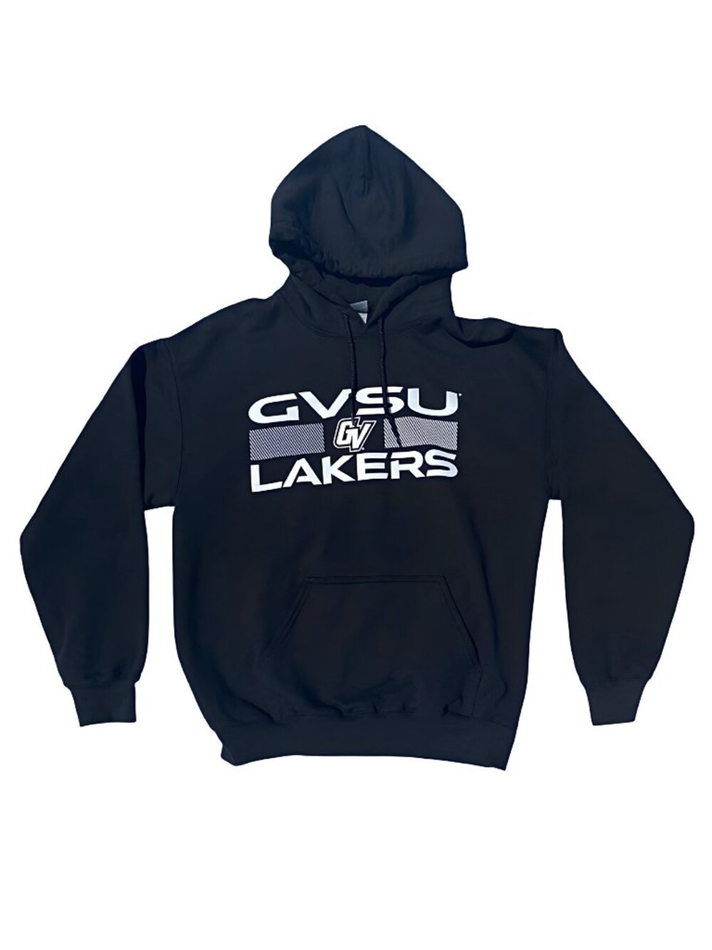 GVSU Lakers Black Gildan Hoodie Sweatshirt Size M